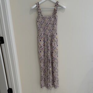 Wilfred for Aritzia floral jump suit